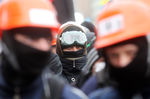 Участники акции протеста в центре Киева