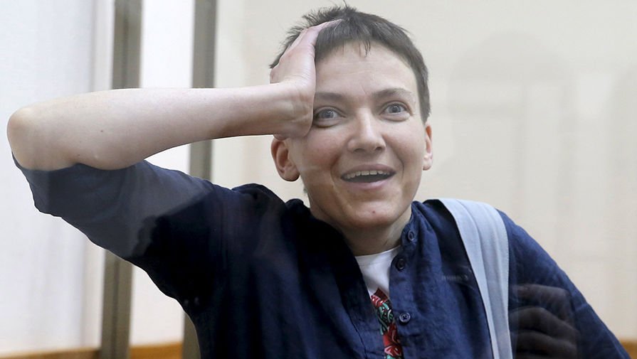 Надежда Савченко в&nbsp;зале суда
