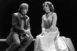 Евгений Стеблов (Алеша) и Нелли Пшенная (Катерина Ивановна) в спектакле «Братья Карамазовы» в Академическом театре имени Моссовета, 1980 год