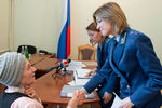 Прокурор Республики Крым Наталья Поклонская во время личного приема граждан