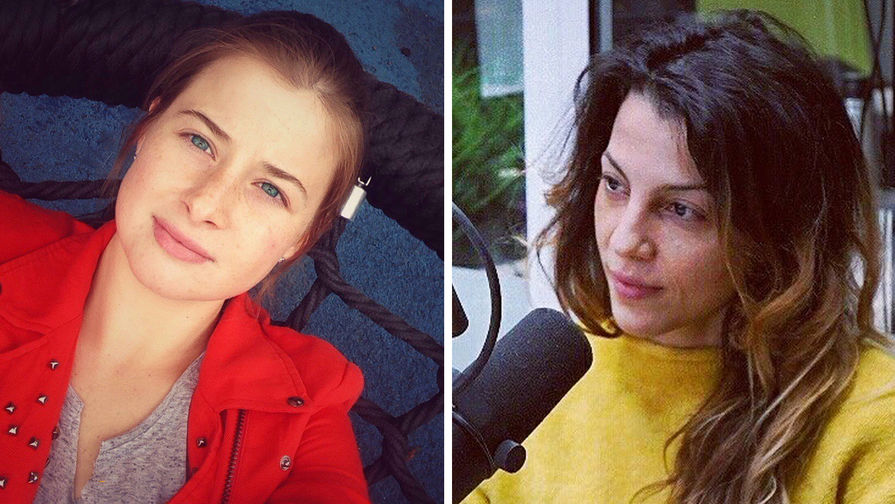 Элина Гисмеева и Фатима Жагупова (коллаж)