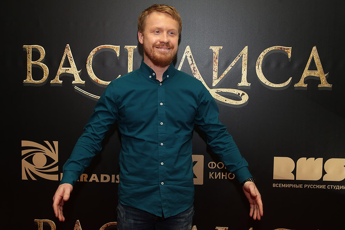 Актер Антон Богданов на премьере фильма режиссера Антона Сиверса «Василиса» в кинотеатре «Октябрь»
