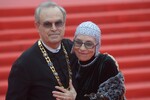 Режиссер и сценарист Глеб Панфилов и актриса Инна Чурикова на церемонии закрытия 36-го ММКФ в кинотеатре «Россия», 2014 год