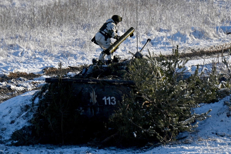 Военнослужащие во время совместных учений России и Белоруссии &laquo;Союзная решимость-2022&raquo;, февраль 2022&nbsp;года