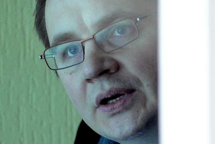 Наставник &laquo;Витязя&raquo; Андрей Назаров следил за&nbsp;матчем с&nbsp;трибуны