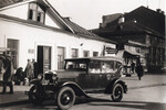 Автомобиль такси ГАЗ-А на Самотечной площади в Москве, 1930-е годы