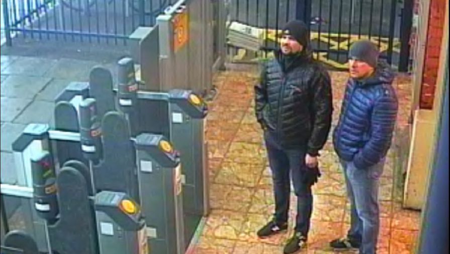 Подозреваемые в&nbsp;попытке убийства Сергея Скрипаля и его дочери Юлии в&nbsp;Солсбери Александр Петров и Руслан Боширов