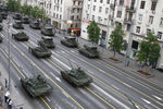 Военная техника во время репетиции парада, посвященного 75-й годовщине Победы в Великой Отечественной войне, 17 июня 2020 года