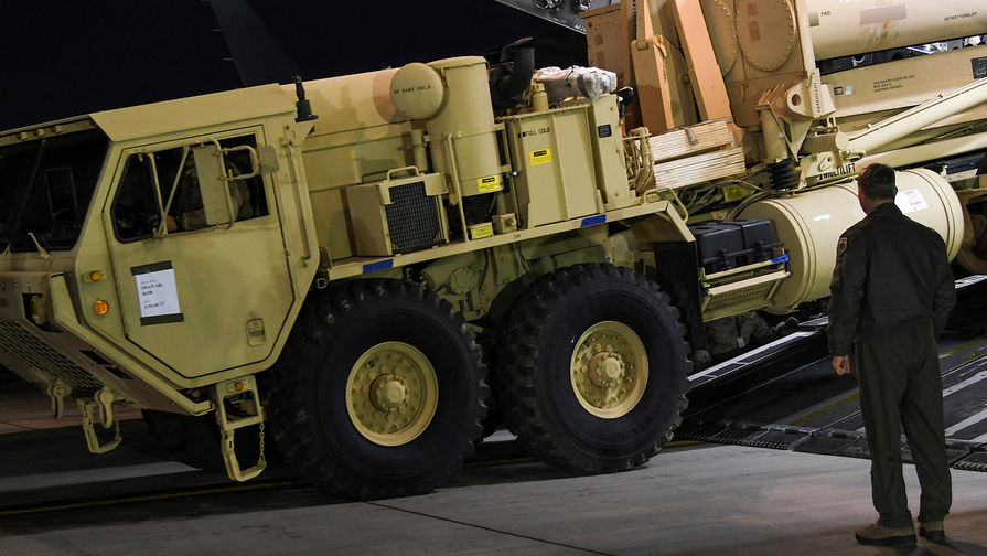 Комплекс THAAD на&nbsp;авиабазе Осан в&nbsp;южнокорейском Пхёнтхэке, 6&nbsp;марта 2017&nbsp;года