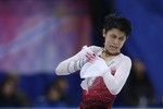 Победитель мужской одиночной программы японец Юзуру Ханью, выигравший короткую программу с&nbsp;мировым рекордом