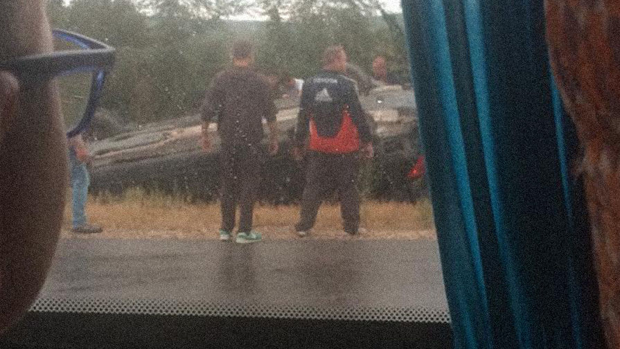 Машина из&nbsp;президенсткого кортежа президента Молдавии Юрия Додона попала в&nbsp;аварию, 9 сентября 2018 года