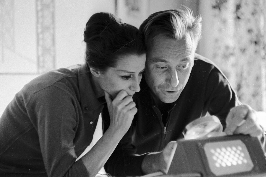 Балерина Майя Плисецкая и композитор Родион Щедрин у&nbsp;себя дома, 1971&nbsp;год 