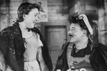 Вера Васильева и Борис Андреев в фильме «Сказание о земле Сибирской», 1947 год