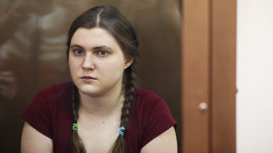Анна Павликова в Дорогомиловском суде Москвы, 9 августа 2018 года