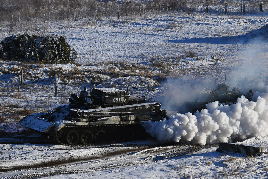 Бронированная ремонтно-эвакуационная машина во время совместных учений России и Белоруссии &laquo;Союзная решимость-2022&raquo;, февраль 2022&nbsp;года