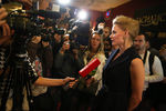 Актриса Светлана Ходченкова на премьере фильма режиссера Антона Сиверса «Василиса» в кинотеатре «Октябрь»