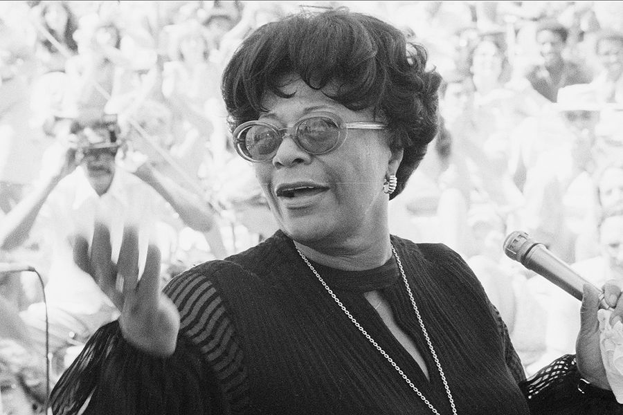 Элла Фицджеральд на&nbsp;джазовом фестивале в&nbsp;Ньюпорте, 1978&nbsp;год