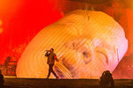 The Weeknd во время выступления на фестивале Coachella Music&Arts, 2018 год