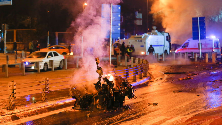 На&nbsp;месте взрыва в&nbsp;Стамбуле