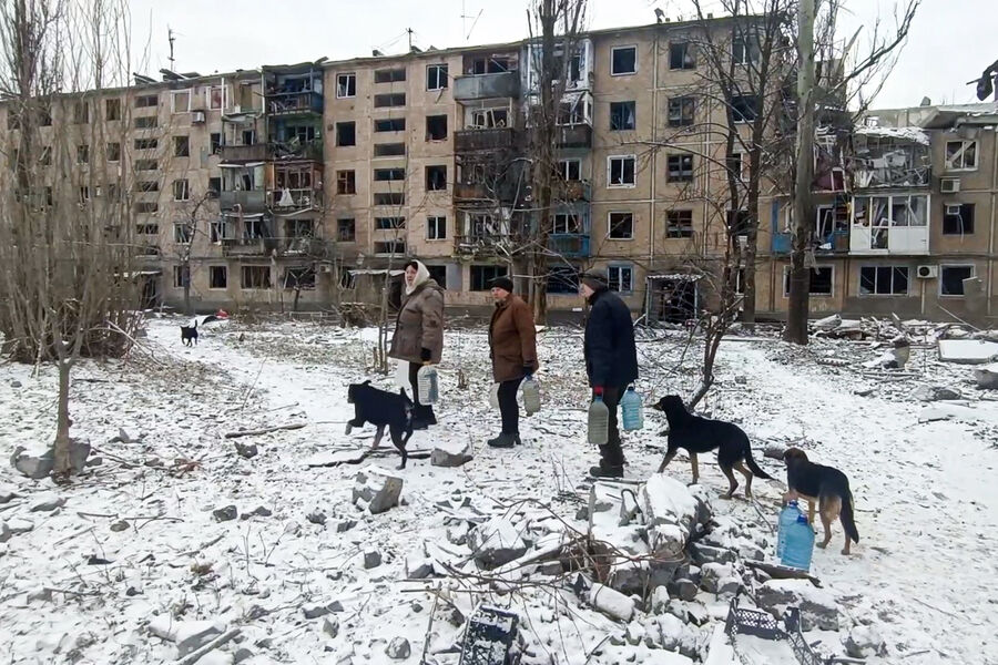 Жители Авдеевки, 19&nbsp;февраля 2024&nbsp;года