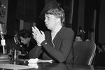Элеонора Рузвельт, первая леди с 1933 по 1945 год. Она не только была супругой политической «иконы» США — президента Франклина Делано Рузвельта, который по праву считается одним из лидеров-победителей во Второй мировой войне. Элеонора была для него ближайшим советчиком и важнейшим помощником (особенно на склоне жизни президента, когда он передвигался в инвалидной коляске).