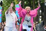 Продюсер Иосиф Пригожин и певица Валерия на фестивале VK Fest 2025 в Москве, 20 июля 2025 года