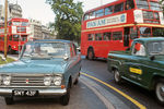 Автомобиль &laquo;Москвич-408&raquo; на&nbsp;одной из&nbsp;улиц города Лондона, 1967 год