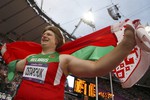 Золото в толкании ядра у белоруски Надежды Остапчук