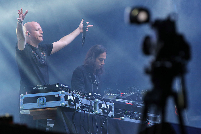 Группа Infected Mushroom выступает на&nbsp;открытии фестиваля Kubana 2015
