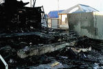 На&nbsp;месте пожара в&nbsp;доме престарелых в&nbsp;деревне Ишбулдино, 15 декабря 2020 года