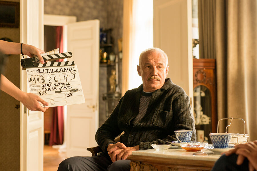 Сергей Гармаш на&nbsp;съемках фильма &laquo;Нахимовцы&raquo; (2021)