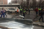 Последствия штормового ветра в Москве, 21 апреля 2018 года