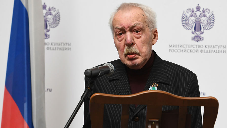 Писатель Андрей Битов, награжденный орденом «Дружбы», 2018 год
