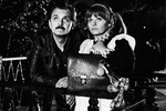Актеры Юрий Яковлев и Ирина Муравьева на съемках фильма «Карнавал» режиссера Татьяны Лиозновой, 1981 год 