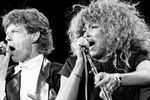 Мик Джаггер и Тина Тернер во время выступления на церемонии включения The Rolling Stones в Зал славы рок-н-ролла, 1989 год