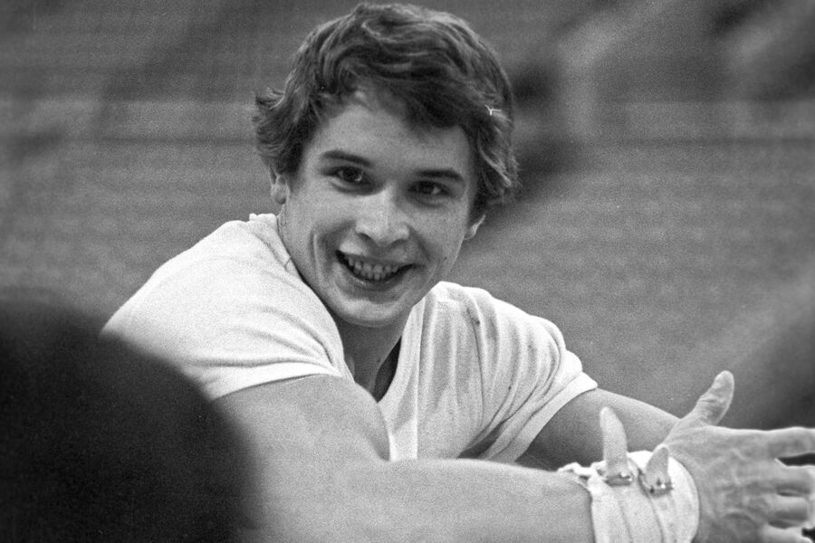 Александр Дитятин на&nbsp;чемпионате мира по&nbsp;спортивной гимнастике в&nbsp;Москве, 1981&nbsp;год