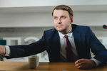 Министр экономического развития Максим Орешкин во время интервью в редакции «Газеты.Ru»