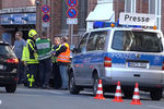 Полиция на месте происшествия в Мюнстере