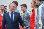 Владимир Путин во время встречи с российскими спортсменами – участниками XXIII Олимпийских зимних игр 2018, 31 января 2018 года