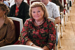 Народная артистка России Ирина Муравьева во время сбора труппы Малого театра перед началом 266-го театрального сезона, 2021 год 