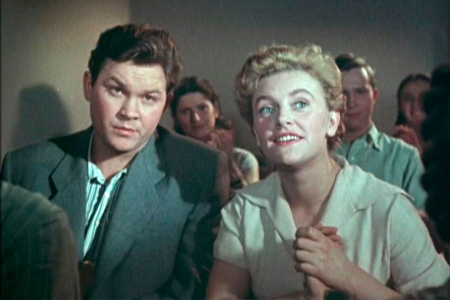 Нина Агапова в&nbsp;фильме &laquo;Доброе утро&raquo; (1955)