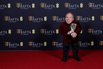 Актер Уорвик Дэвис, получивший почетную стипендию BAFTA за вклад в индустрию кино, на 78-й церемонии вручения премии Британской академии кино и телевизионных искусств BAFTA, 16 февраля 2025 года