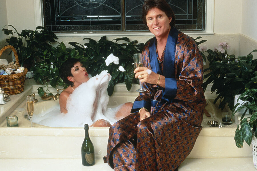 Крис Дженнер и Брюс Дженнер, 1991&nbsp;год
