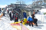 Последствия ЧП с подъемником в грузинском Гудаури, 16 марта 2018 года