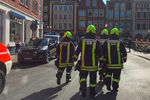 Пожарные на месте происшествия в Мюнстере