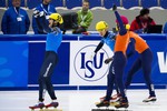 Владимир Григорьев (№55) выигрывает европейское золото на 500-метровке