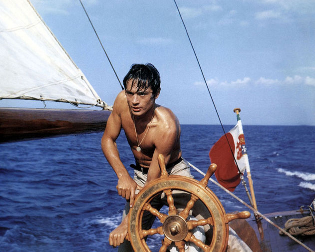 Ален Делон в фильме «На ярком солнце» (1960)