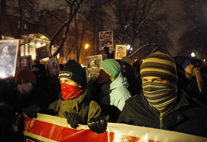 Основная доля участников акции пришлась на&nbsp;молодых антифашистов и леваков, с&nbsp;которыми всю жизнь были очень дружны Маркелов и Бабурова.
