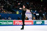 Петр Гуменник выступает с произвольной программой на чемпионате России — 2022