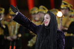 Тамара Гвердцители во время выступления на&nbsp;закрытии XIV Международного военно-музыкального фестиваля &laquo;Спасская башня&raquo; на&nbsp;Красной площади, 2021&nbsp;год